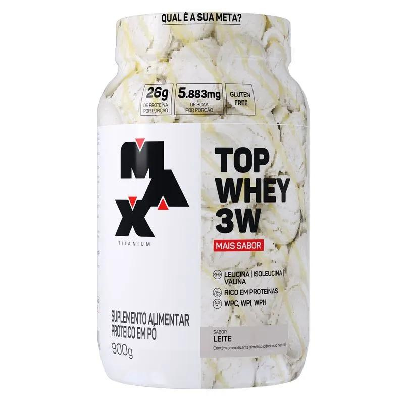 Whey Protein - Top Whey 3W Max Titanium + Sabores 900g