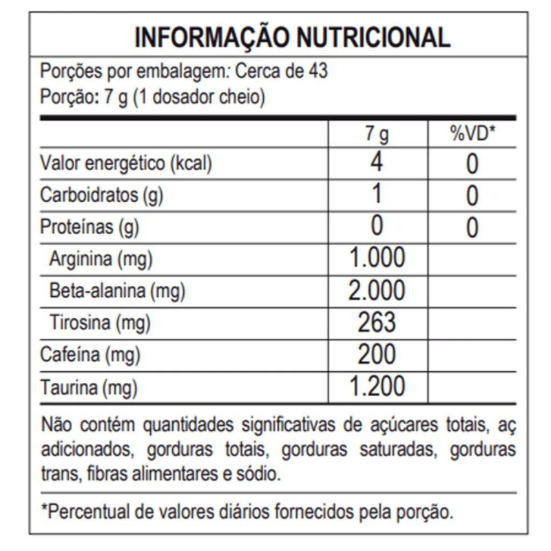 Pré Treino Égide 300g - Max Titanium