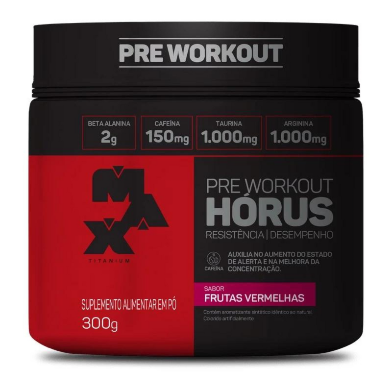 Pré Treino Horus Pre-Workout 300g - Max Titanium