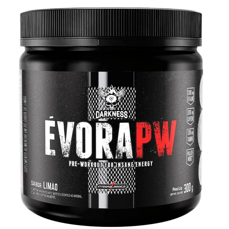 Pré Treino  Évora PW  Darkness  IntegralMédica - 300g