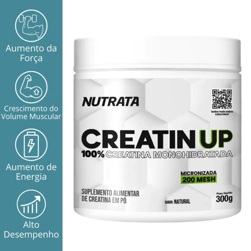 CREATINA 100% 300G - NUTRATA