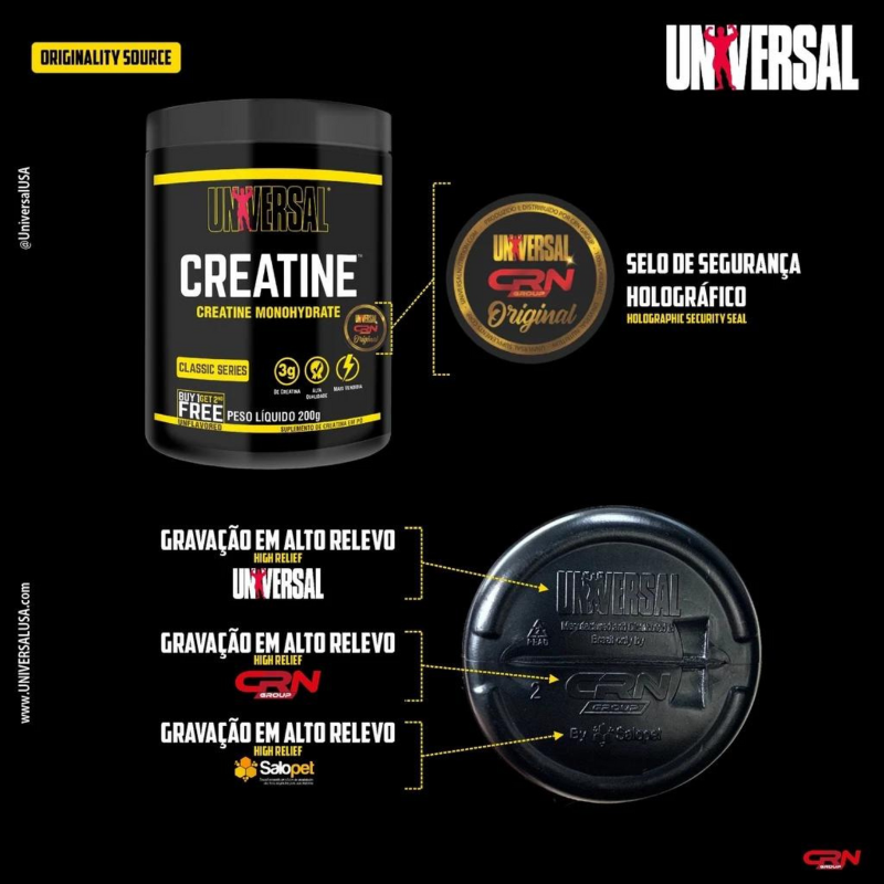 Creatina Universal 200g - Universal