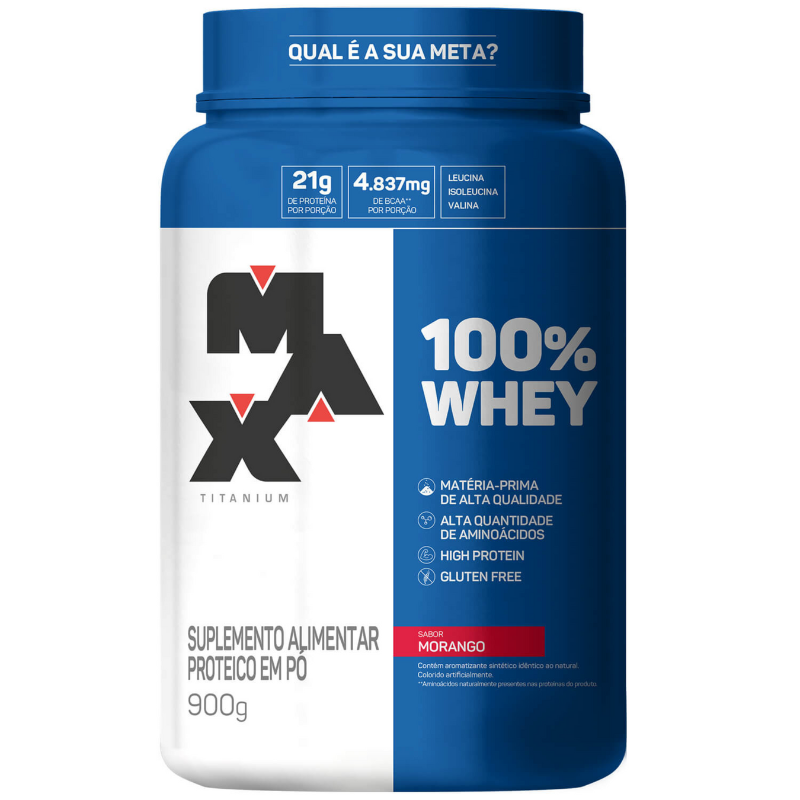 Whey protein 100% 900g Max Titanuim