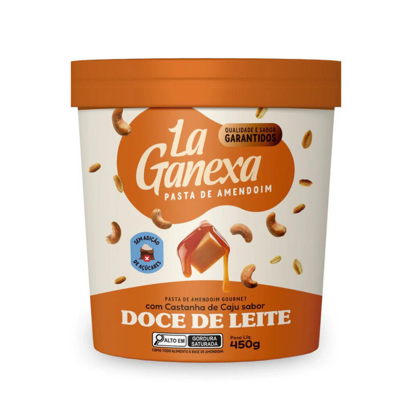 Pasta de amendoim la ganexa 450g