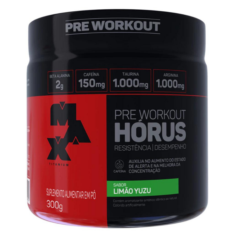 Pré Treino Horus Pre-Workout 300g - Max Titanium