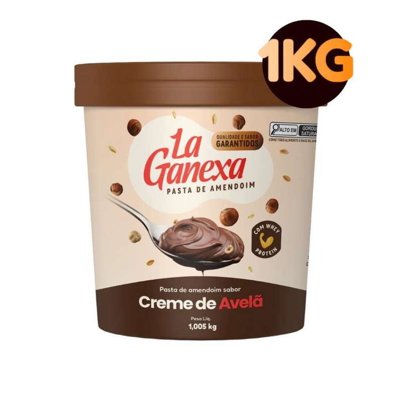 Pasta de amendoim La Ganexa 1kg