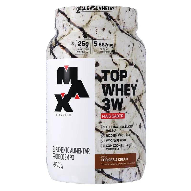 Whey Protein - Top Whey 3W Max Titanium + Sabores 900g