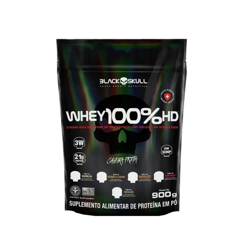 whey black skull 100%hd refil