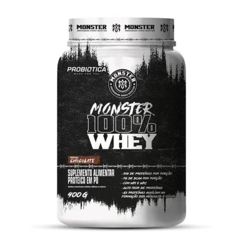 WHEY MONSTER 100% 900G PROBIOTICA